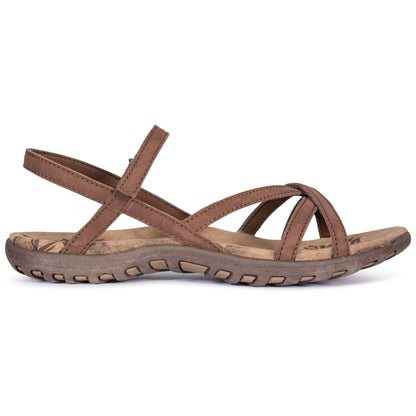 Kimbra Womens Leather Sandals in Buck