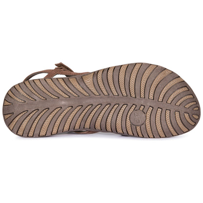 Kimbra Womens Leather Sandals in Buck