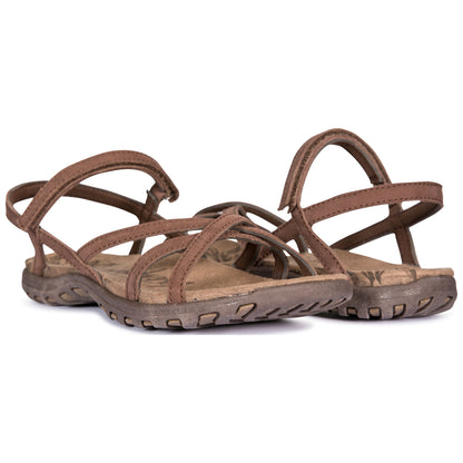 Kimbra Womens Leather Sandals in Buck