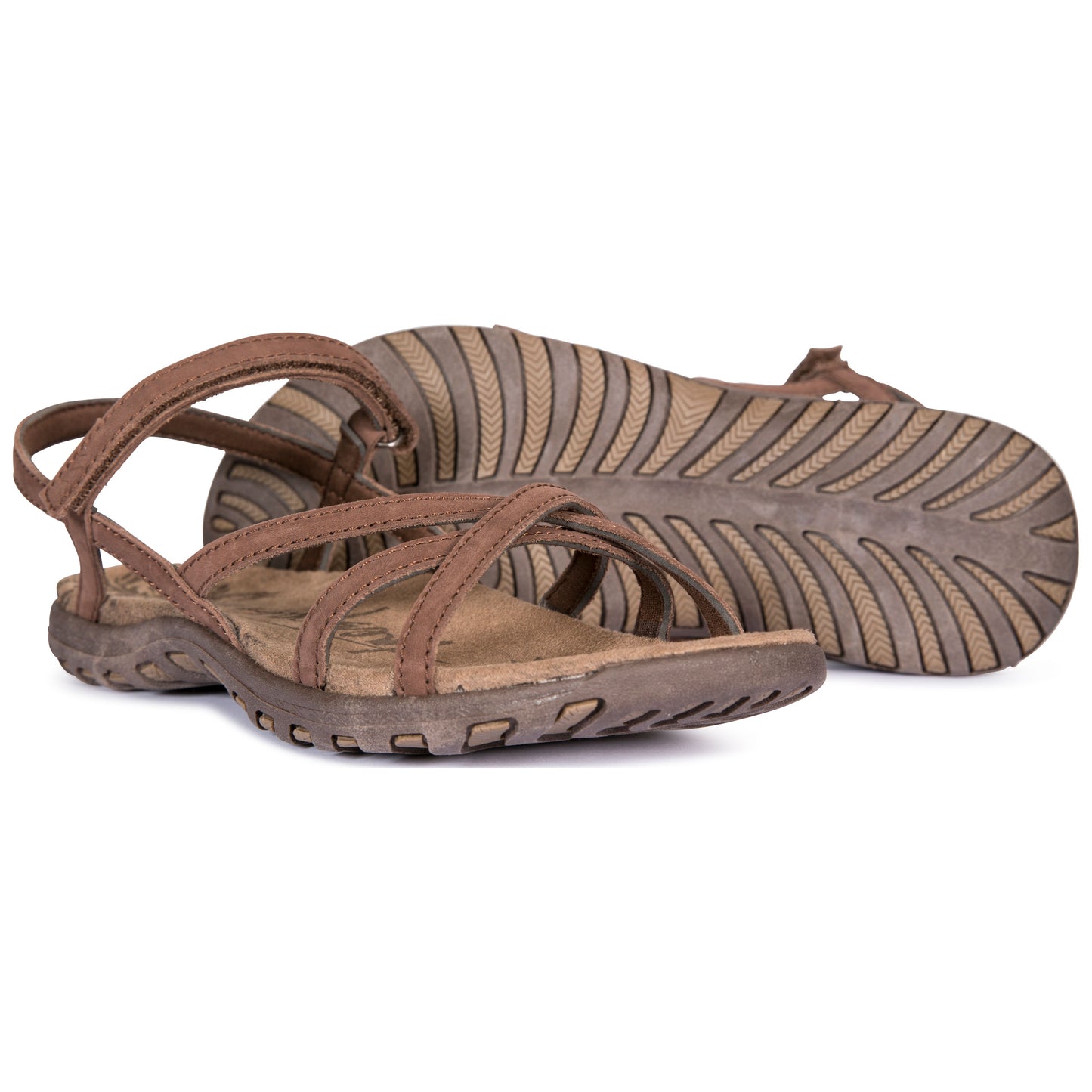 Kimbra Womens Leather Sandals in Buck