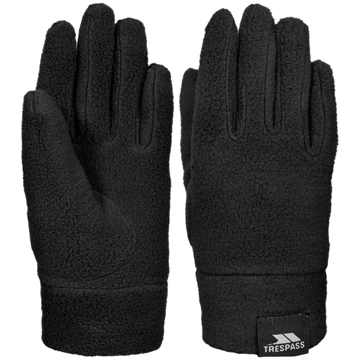 Lala Kids Fleece Gloves in Black