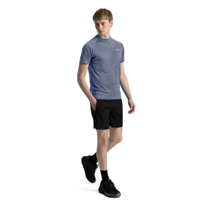 Leecana Men's Quick Dry Active T-Shirt in Denim Blue