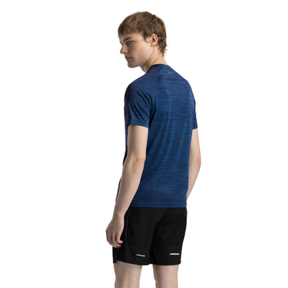 Leecana Men's Quick Dry Active T-Shirt in Navy Marl