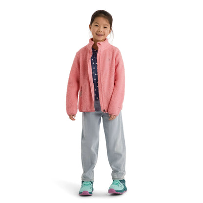 Lunner Girls Full Zip Fleece in Baby Pink