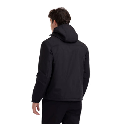 Macsween Men's Padded Fleece Lined Waterproof Jacket in Black