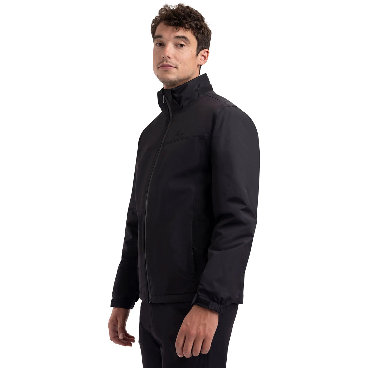Macsween Men's Padded Fleece Lined Waterproof Jacket in Black