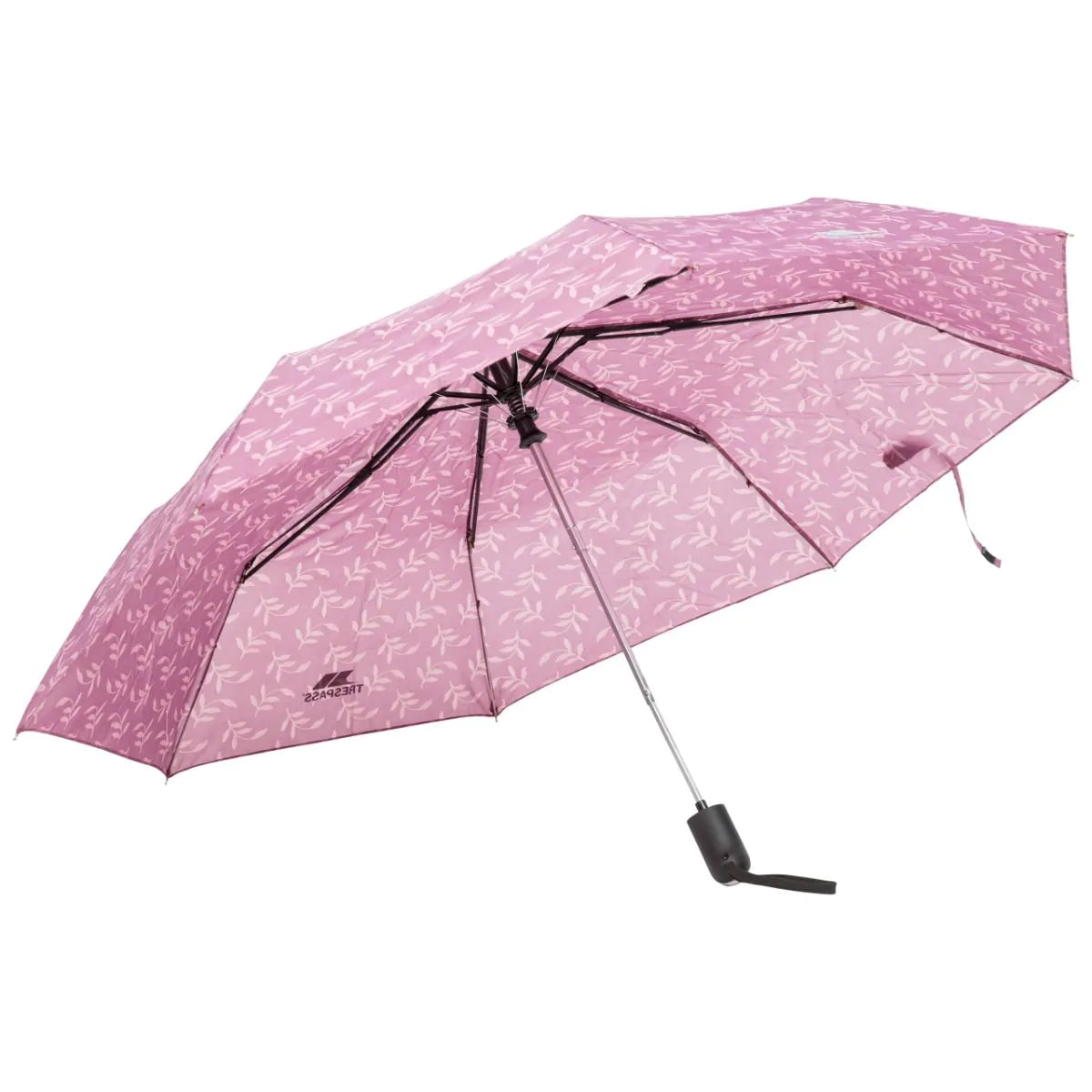 Maggiemay Compact Umbrella in Mauve Print
