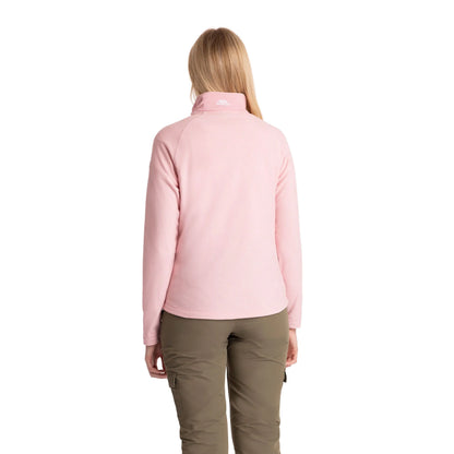 Meadows Women's Half Zip Fleece in Carnation Pink