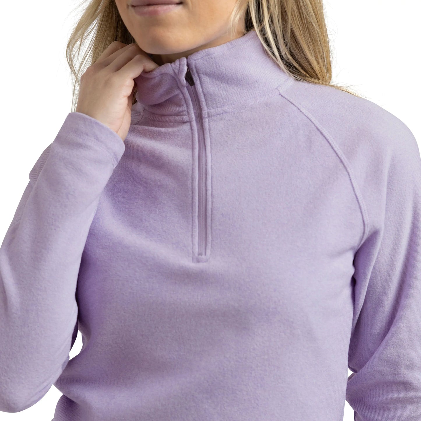 Meadows Women's Half Zip Fleece in Gelsomino