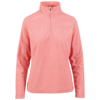Meadows Women's Half Zip Fleece in Peach Blush