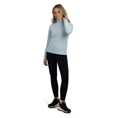 Meadows Women's Half Zip Fleece in Teal Mist