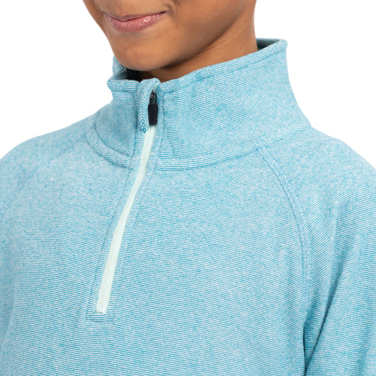 Meadows Girls' Half Zip Fleece in Marine Blue