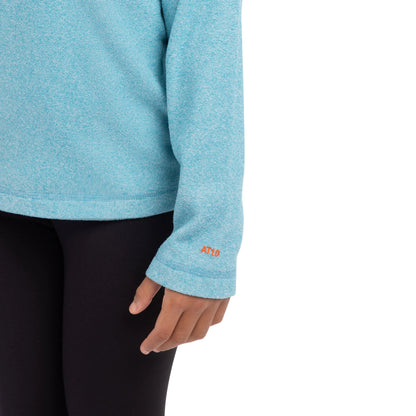 Meadows Girls' Half Zip Fleece in Marine Blue