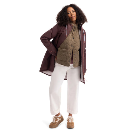 Melissa Women's Padded Waterproof Coat in Mocha