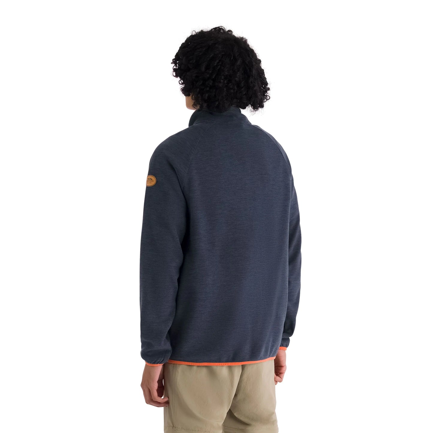 Mitchie Mens Full Zip Fleece in Navy