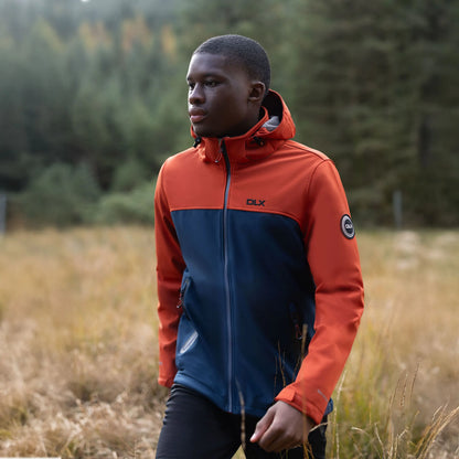 Moyler Mens Dlx Recycled Softshell Jacket in Burnt Orange