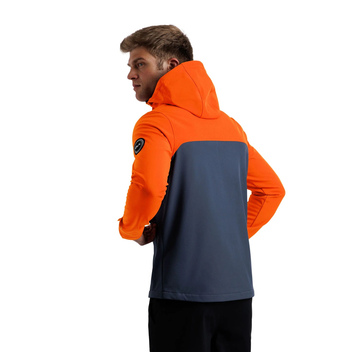 Moyler Mens Dlx Recycled Softshell Jacket in Burnt Orange