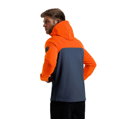 Moyler Mens Dlx Recycled Softshell Jacket in Burnt Orange
