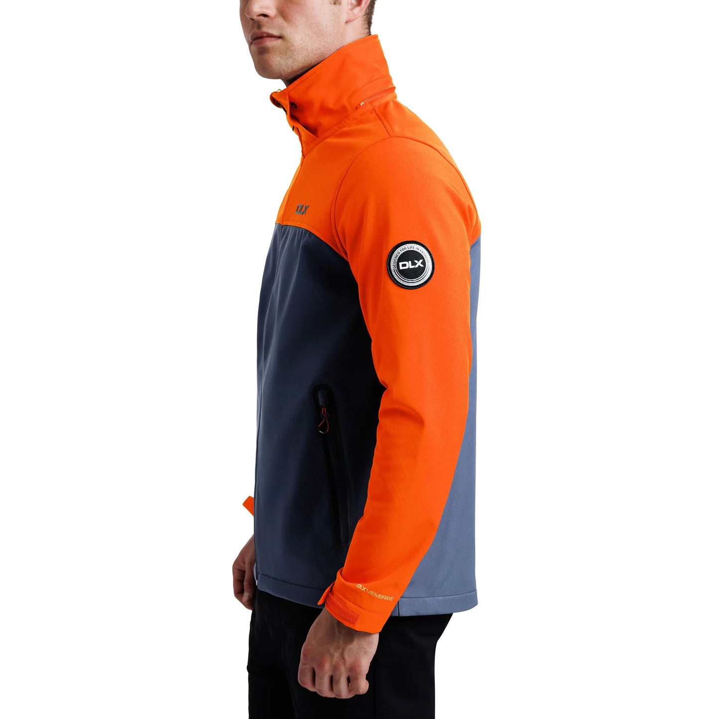 Moyler Mens Dlx Recycled Softshell Jacket in Burnt Orange