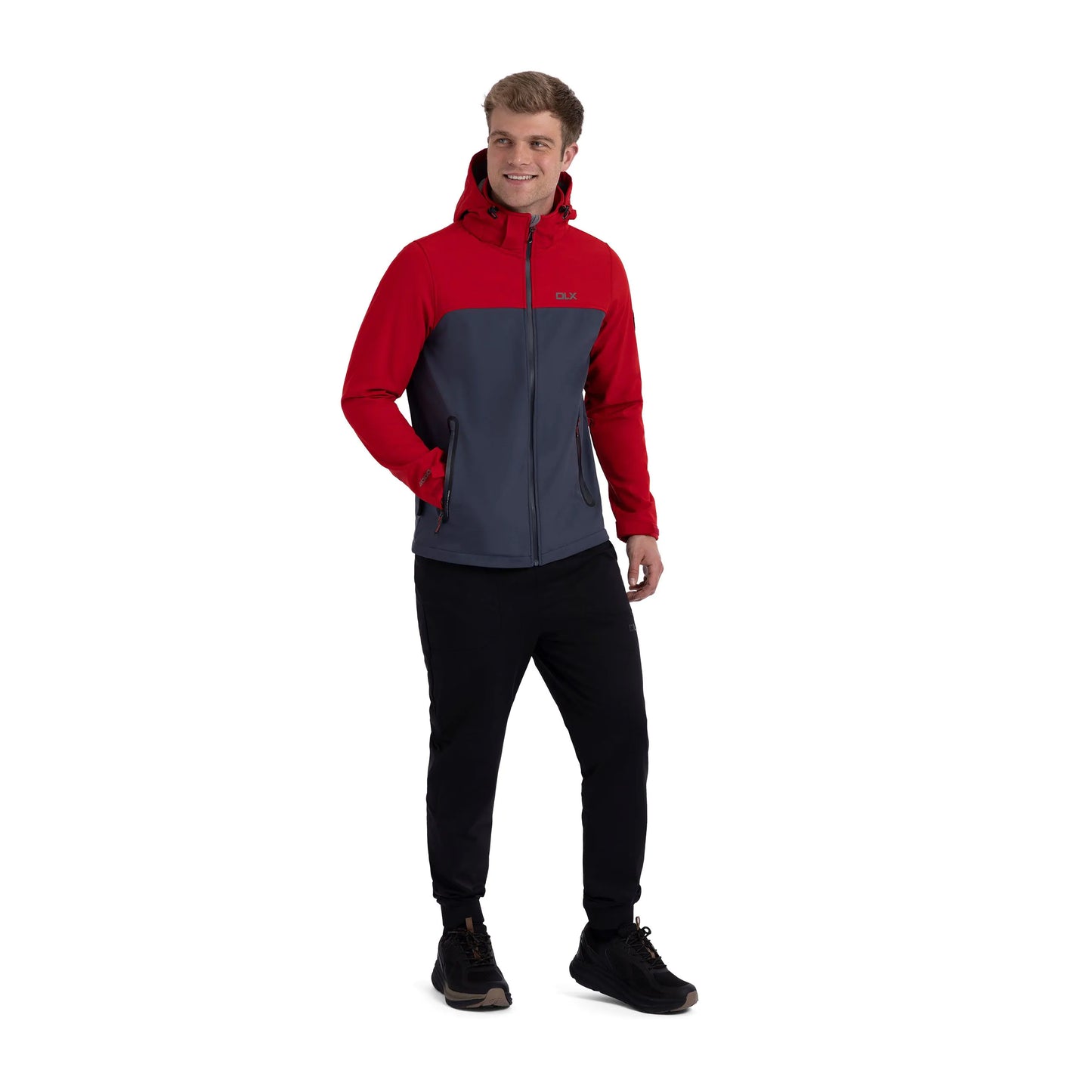 Moyler Mens Dlx Recycled Softshell Jacket in Red