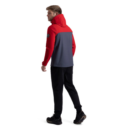 Moyler Mens Dlx Recycled Softshell Jacket in Red