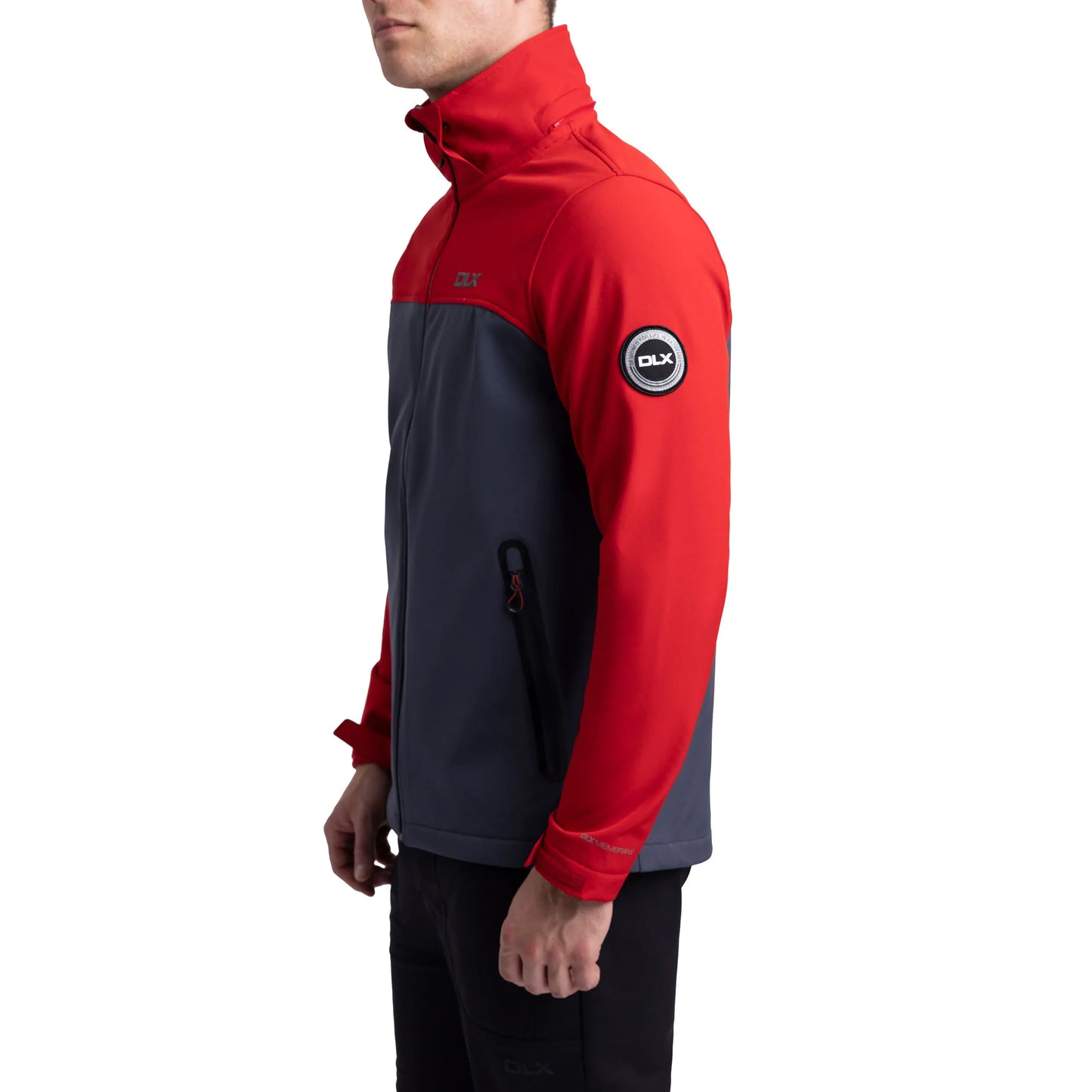 Moyler Mens Dlx Recycled Softshell Jacket in Red