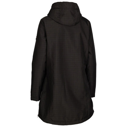 Neeska Women's Fleece Lined Waterproof Jacket in Black