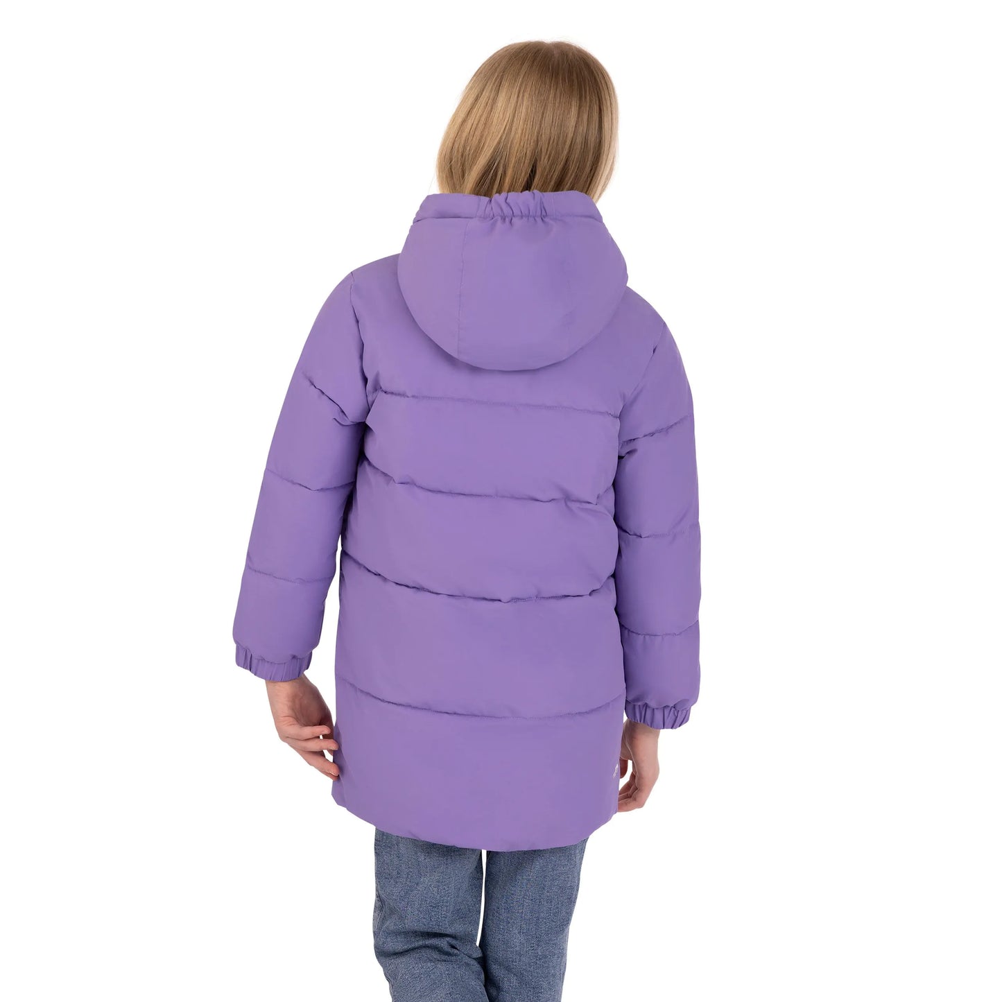 Northridge Girls' Longer Length Waterproof Padded Jacket in Wisteria