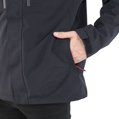 Oswalt Mens DLX Unpadded Waterproof Jacket in Black