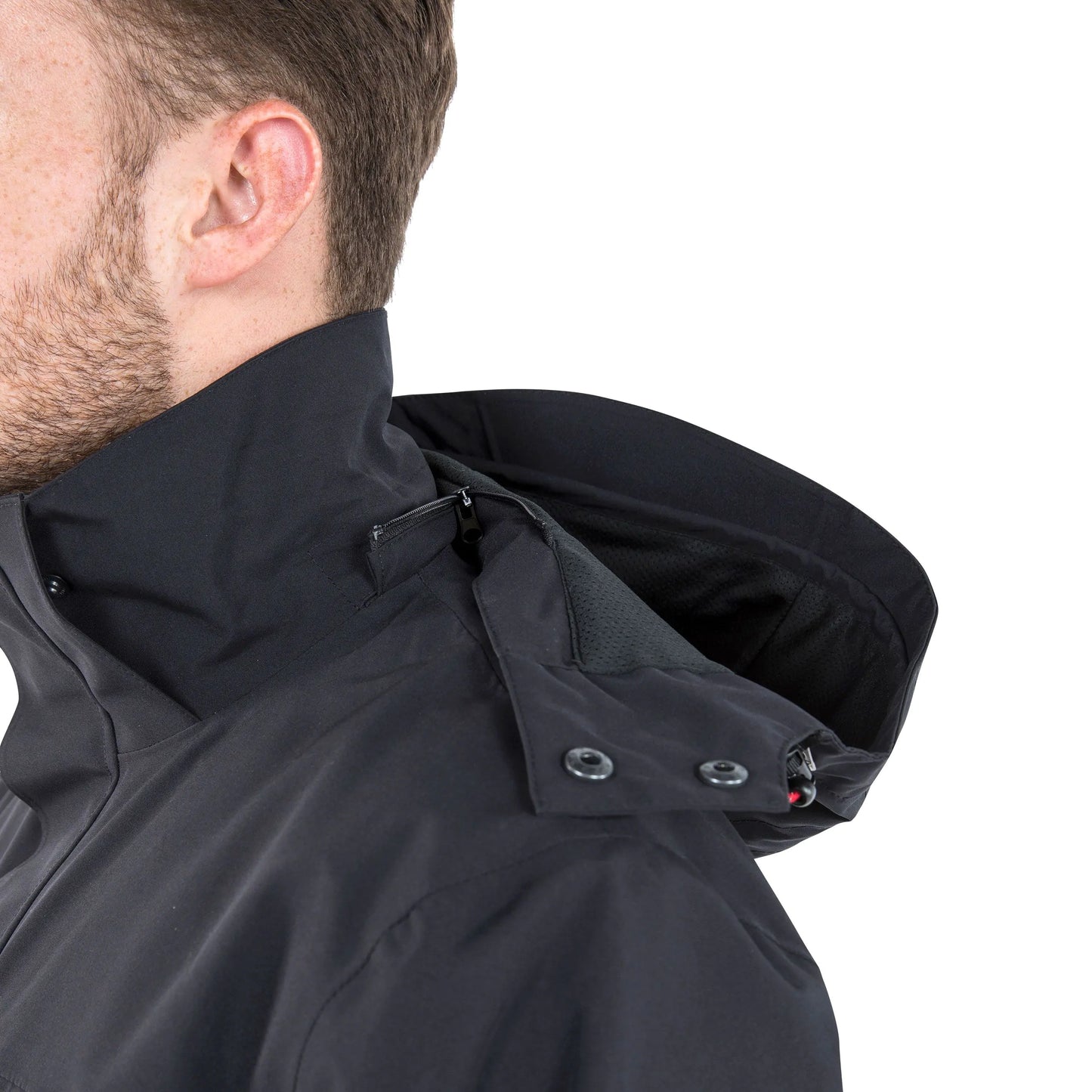 Oswalt Mens DLX Unpadded Waterproof Jacket in Black