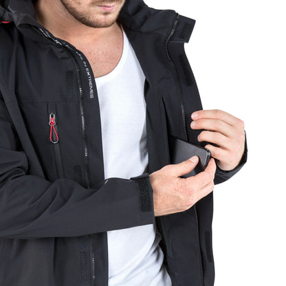 Oswalt Mens DLX Unpadded Waterproof Jacket in Black
