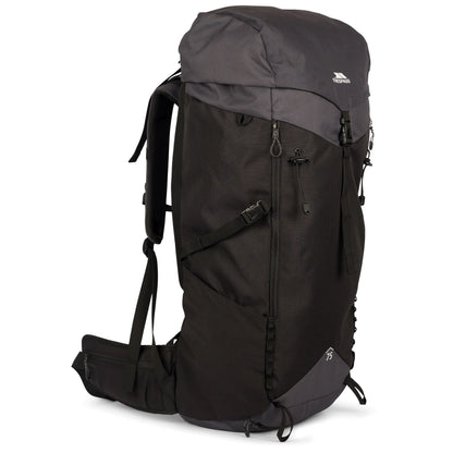 Pass 75 Hiking Rucksack 75L in Black and Dark Grey