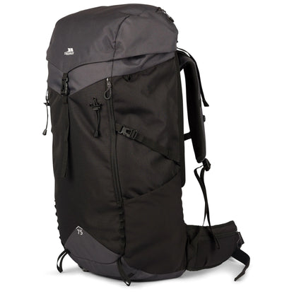 Pass 75 Hiking Rucksack 75L in Black and Dark Grey