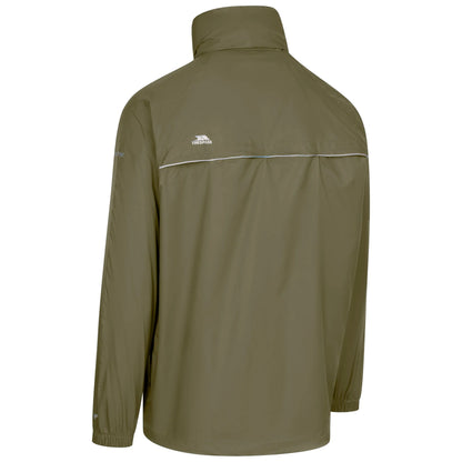 Qikpac X Adults Unisex Waterproof Packaway Jacket in Moss