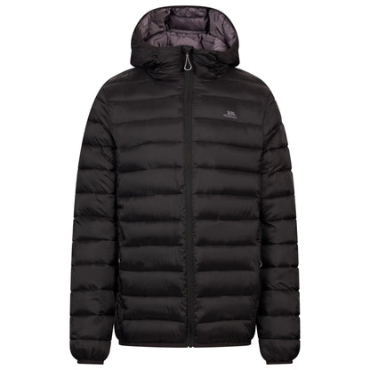 Rayton Men's Lightweight Packaway Puffer Jacket in Black