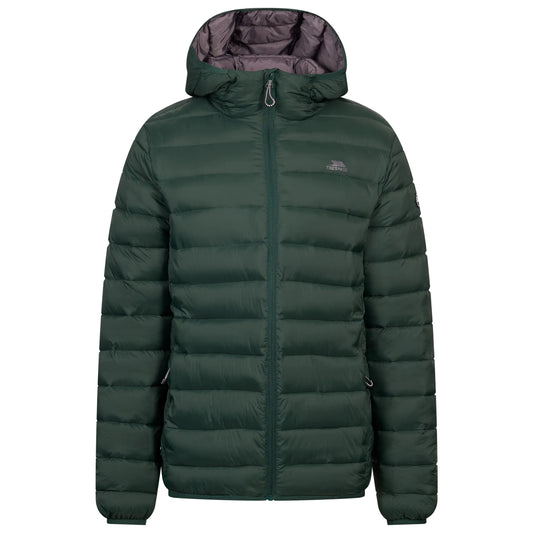 Rayton Men's Lightweight Packaway Puffer Jacket in Dark Green