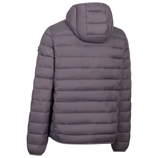 Rayton Men's Lightweight Packaway Puffer Jacket in Mid Grey