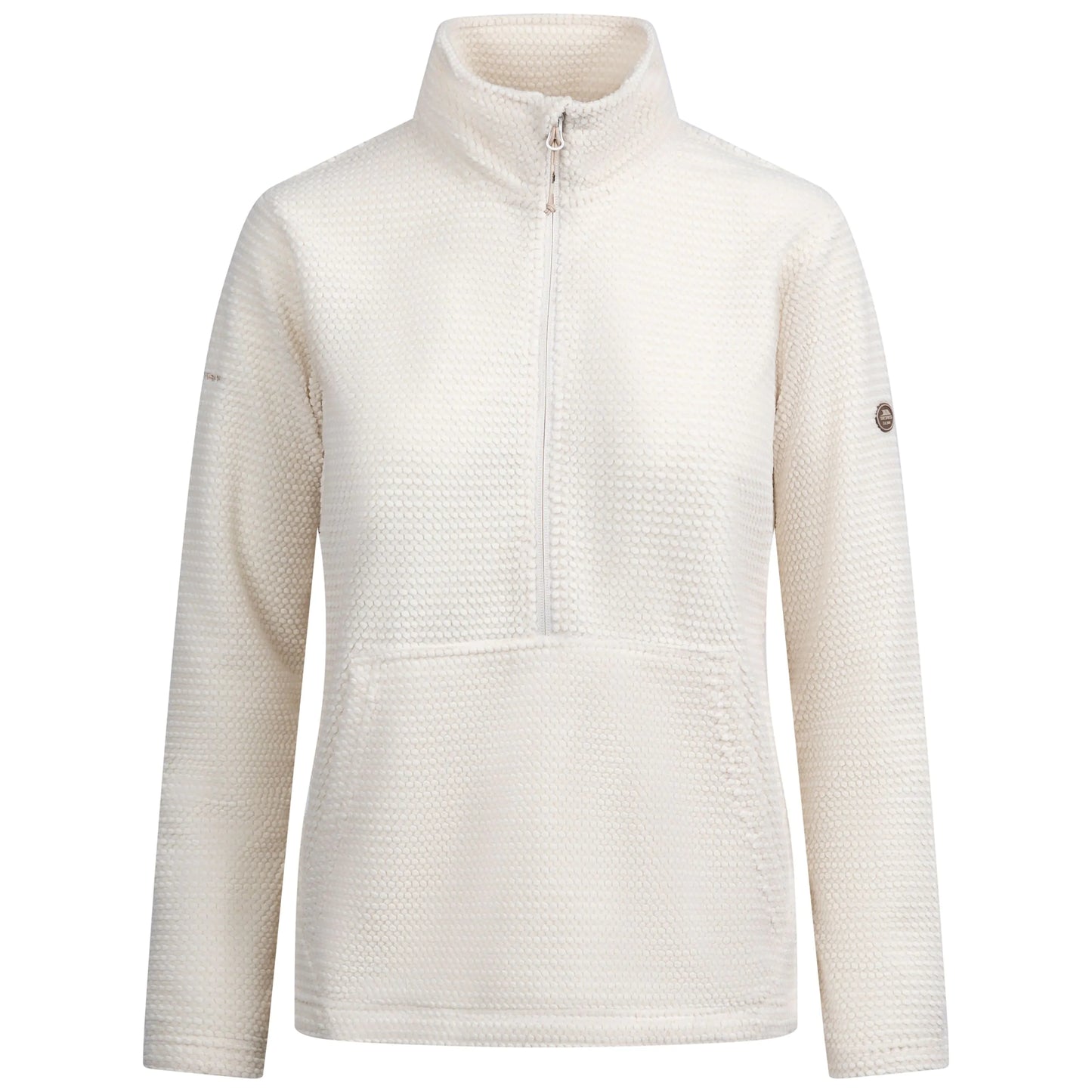 Ribes Womens 1/2 Zip Fleece in Ghost