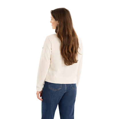 Ribes Womens 1/2 Zip Fleece in Ghost