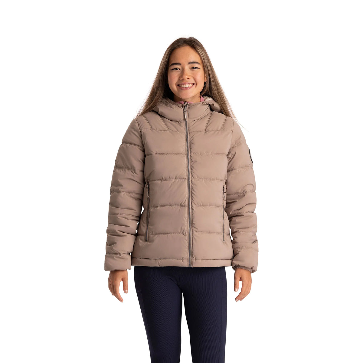 Rollins Women's Puffer Jacket in Sand