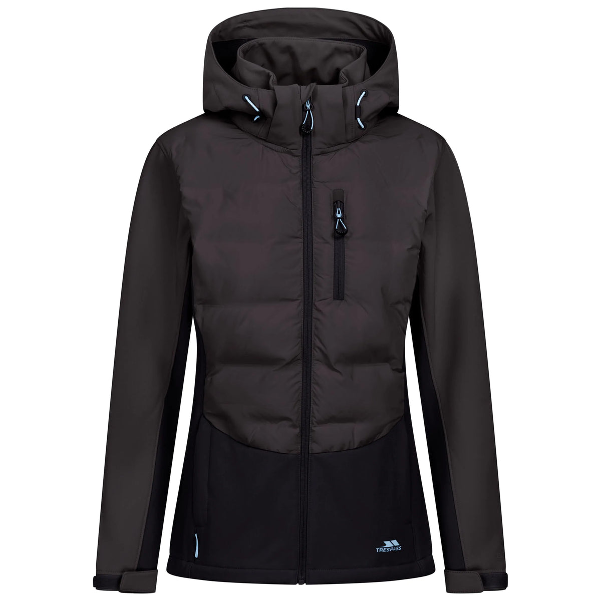 Scarlet Women's Hybrid Softshell Jacket in Charcoal