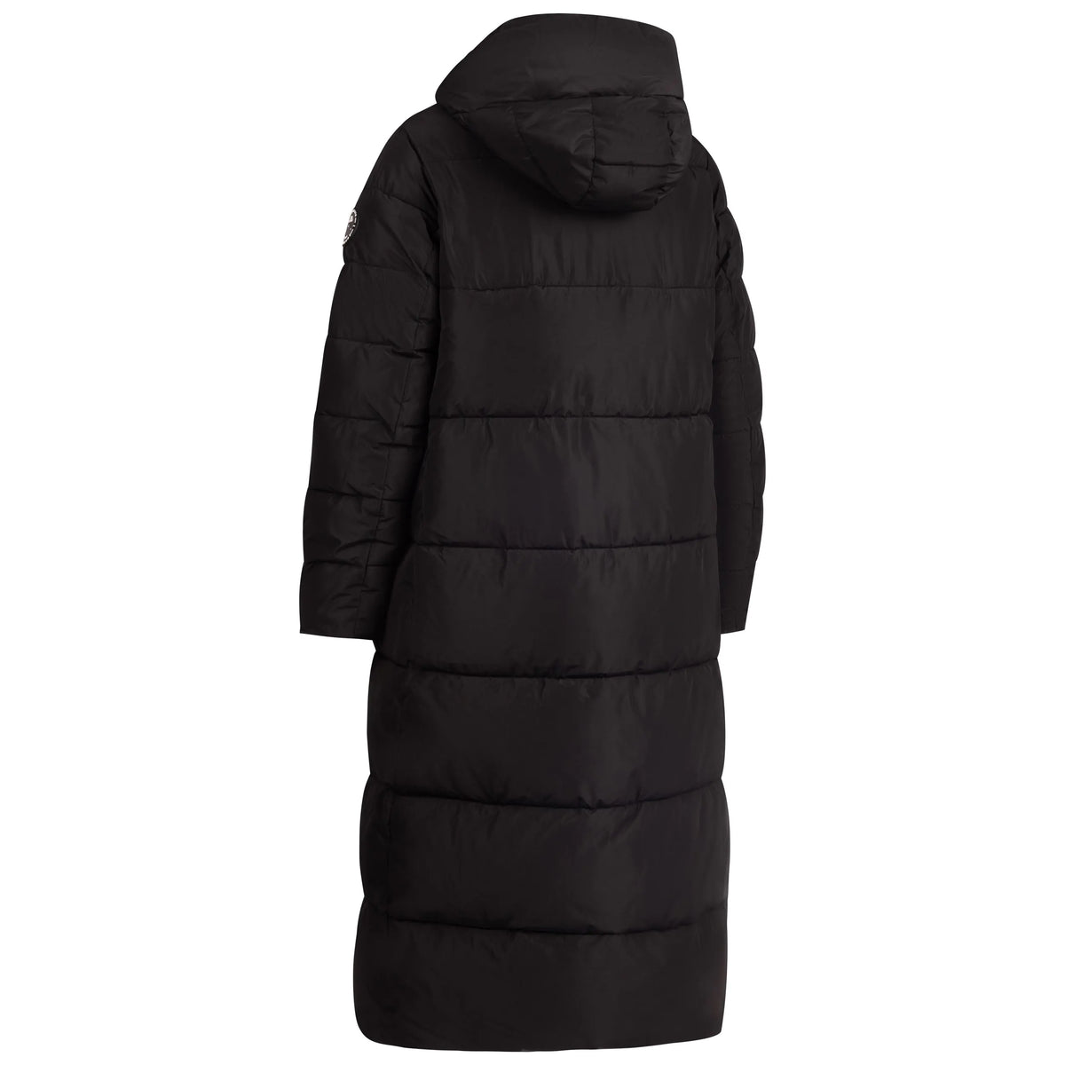Shayla Women's Long Puffer Coat in Black