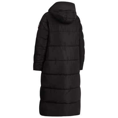 Shayla Women's Long Puffer Coat in Black