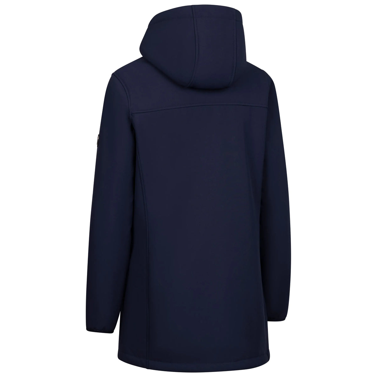 Sine Women's Fur Lined Softshell Jacket in Navy