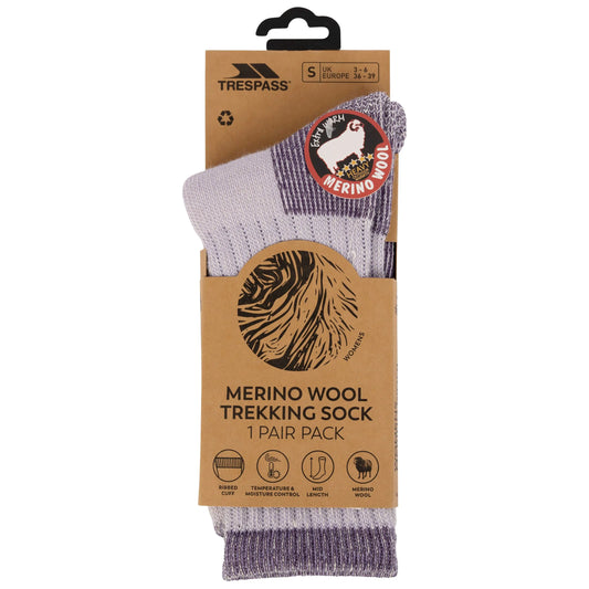 Springer Women's Merino Wool Hiking Socks in Heather