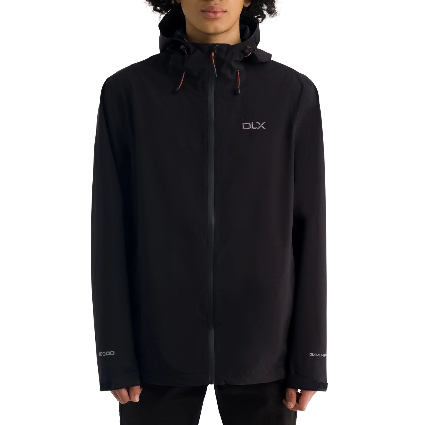 Strathbeg Men's DLX Waterproof Rain Jacket in Black