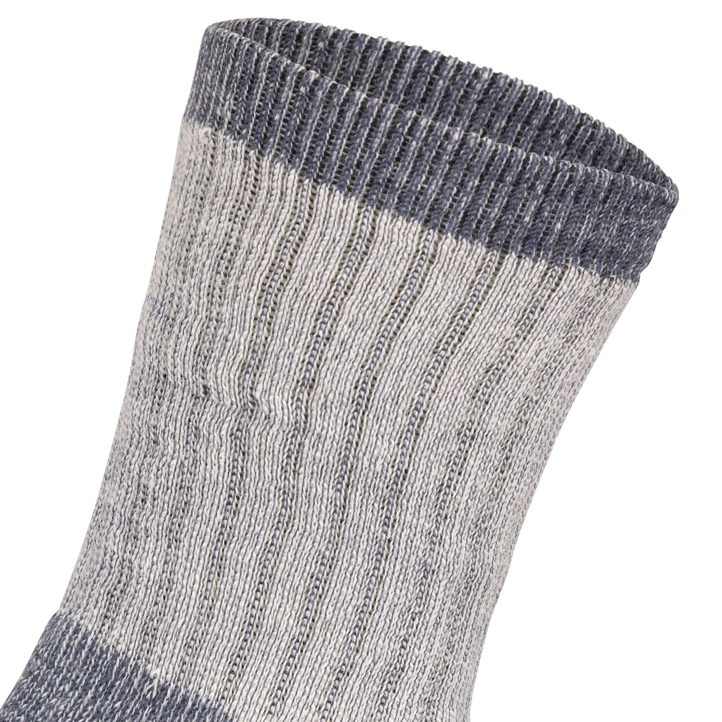 Dlx Mens Strolling Walking Socks in Grey Marl