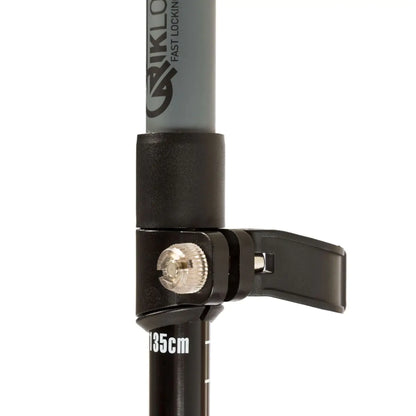 Stryder 2 Piece Walking Pole Set in Black