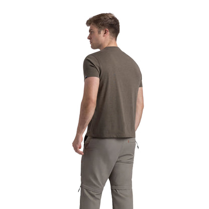 Thelon Men's Wicking Quick Dry Active T-Shirt in Marshland Marl