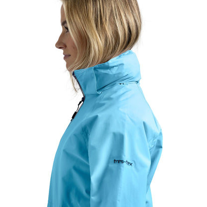 Tilbury Womens Waterproof Lined Jacket in Storm Blue